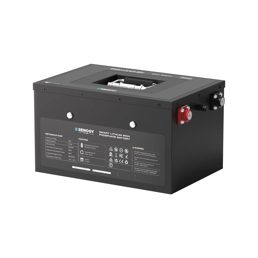 Renogy 12.8V 500Ah Pro Series Smart Lithium Iron Phosphate Battery - Forge and Bearing