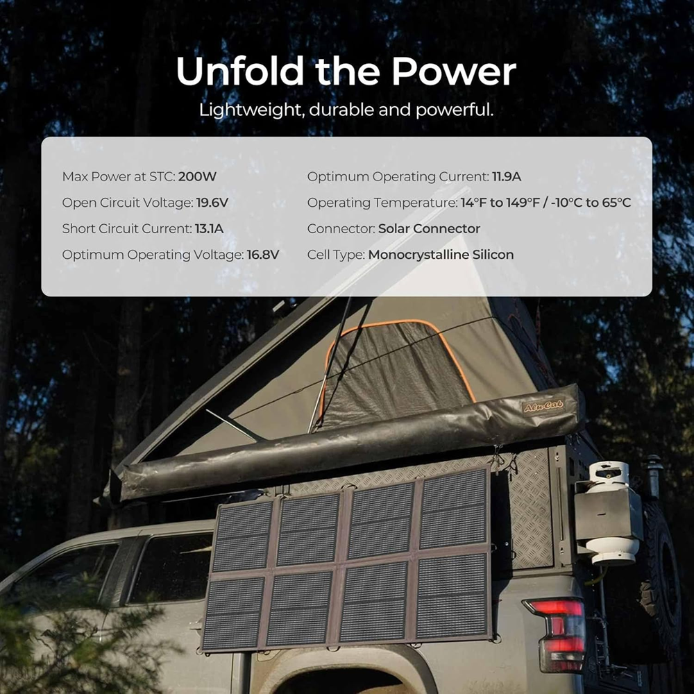 200 watt Portable Solar Panel Blanket - Forge and Bearing
