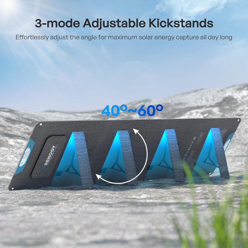 Renogy 200W Portable Foldable Solar Panel - Forge and Bearing