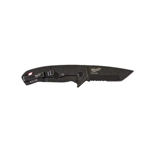 Milwaukee 3" HARDLINE™ Serrated Blade Pocket Knife - Forge and Bearing