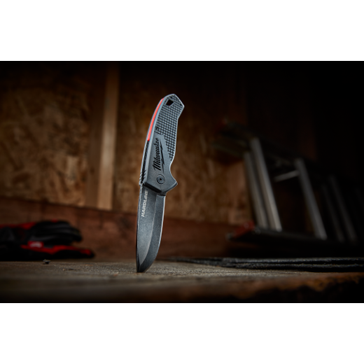 Milwaukee 3” HARDLINE™ Smooth Blade Pocket Knife - Forge and Bearing