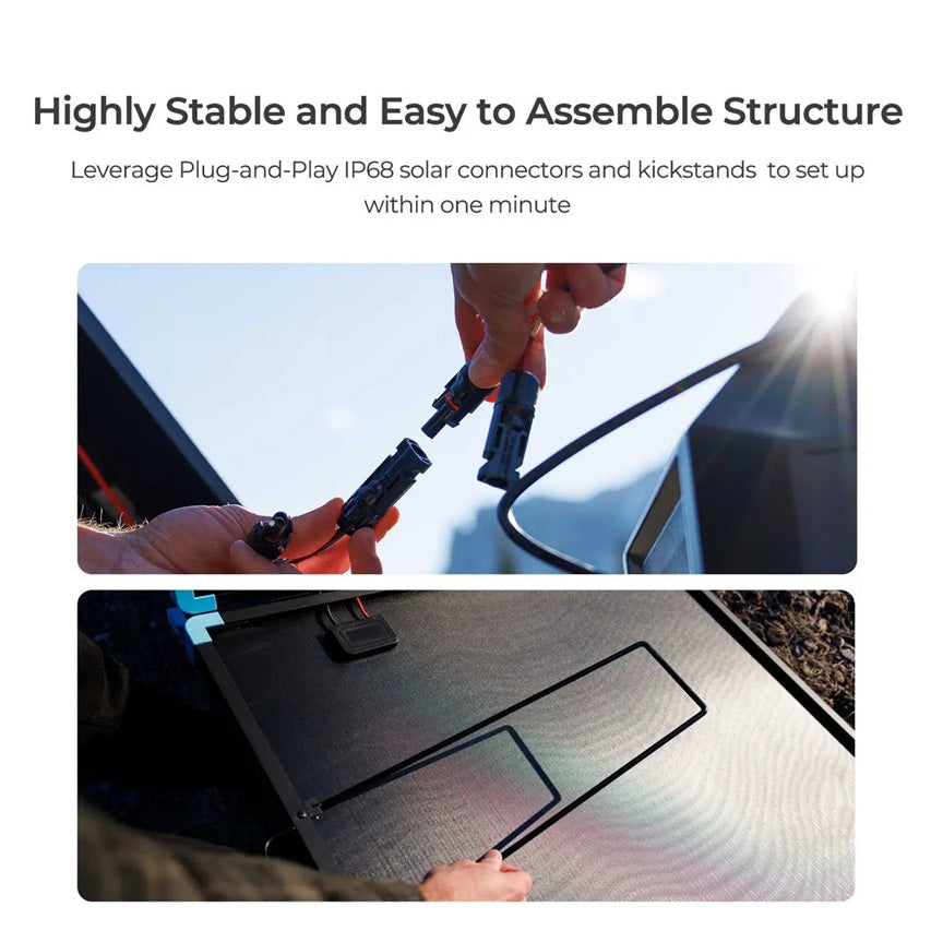 Renogy 400W Lightweight Portable Solar Suitcase - Forge and Bearing