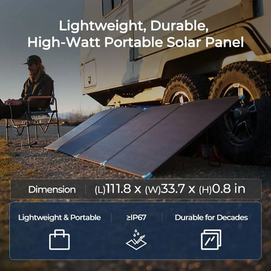 Renogy 400W Lightweight Portable Solar Suitcase - Forge and Bearing