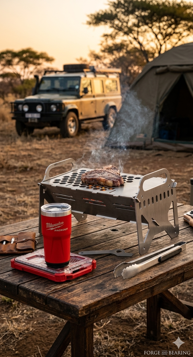 Foldable Field Braai