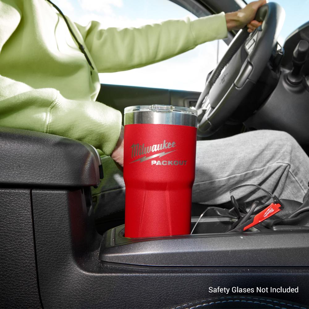 Milwaukee 590ml PACKOUT Double Wall Vacuum Insulated Stainless Steel Tumbler - Forge and Bearing