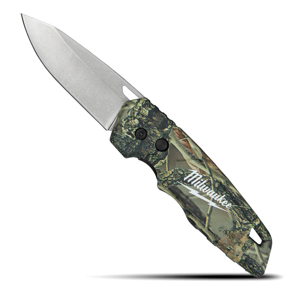 Milwaukee FASTBACK Folding Camo Knife - Forge and Bearing