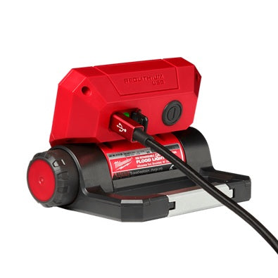 Milwaukee 4V 3.0Ah REDLITHIUM USB Folding Flood Light Kit - Forge and Bearing