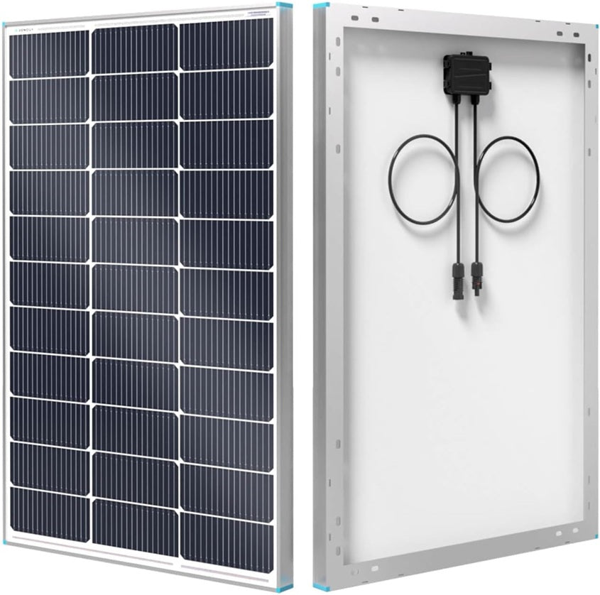 Renogy 100 Watt 12 Volt, High-Efficiency Monocrystalline Solar Panel (2 Pcs) - Forge and Bearing