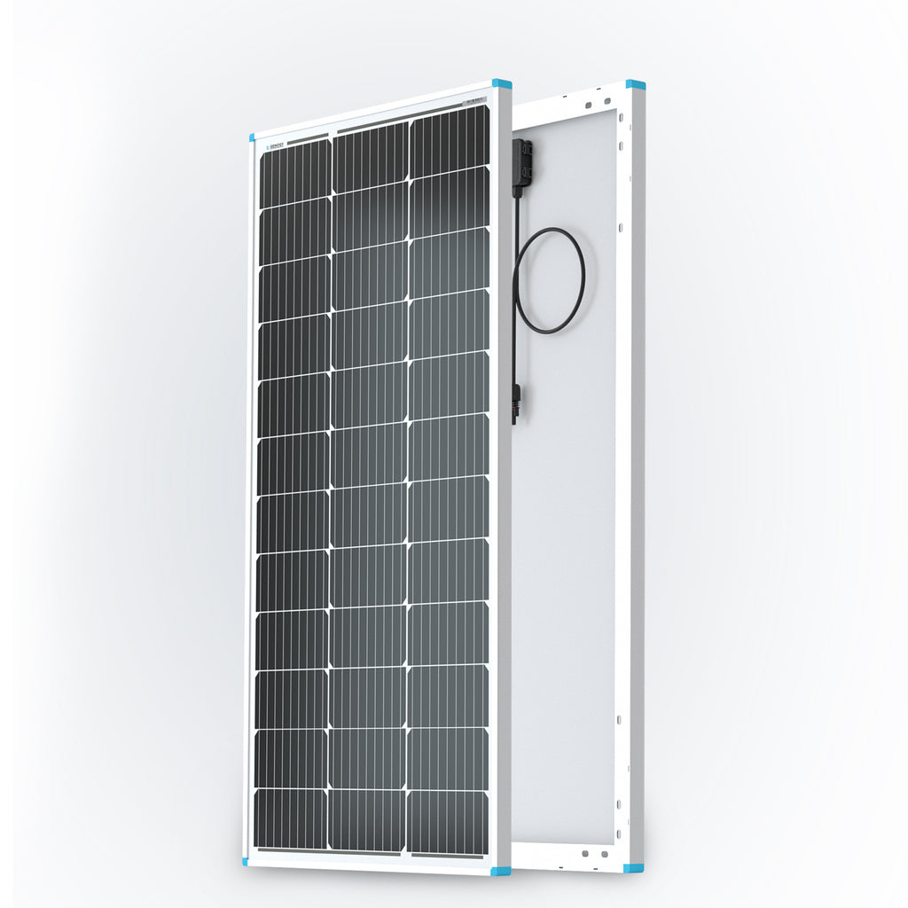 Renogy 100 Watt 12 Volt, High-Efficiency Monocrystalline Solar Panel (2 Pcs) - Forge and Bearing