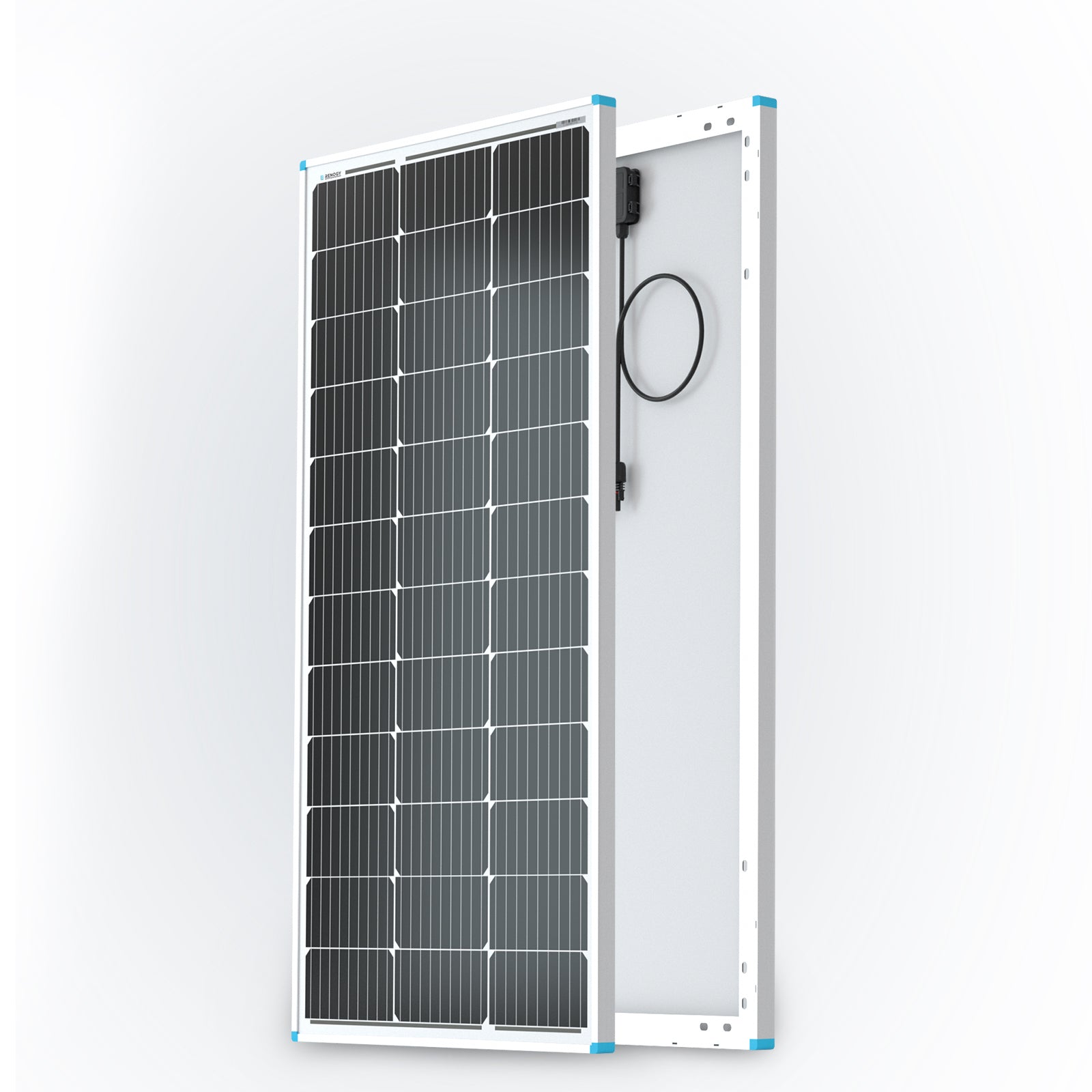 Renogy 100 Watt 12 Volt, High-Efficiency Monocrystalline Solar Panel (2 Pcs) - Forge and Bearing