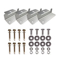Renogy RNG-MTS-ZB Solar Panel Mounting Z Bracket Mount Supporting for RV, Roof, Boat, Set of 4 Units - Forge and Bearing
